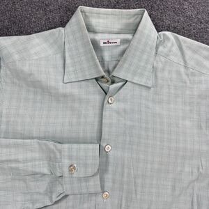 Kiton Long Sleeve Button Dress Shirt 16.5 42 Read